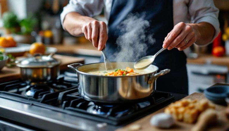 « Soupe trop liquide ? Le geste simple des chefs pour rattraper le coup instantanément »