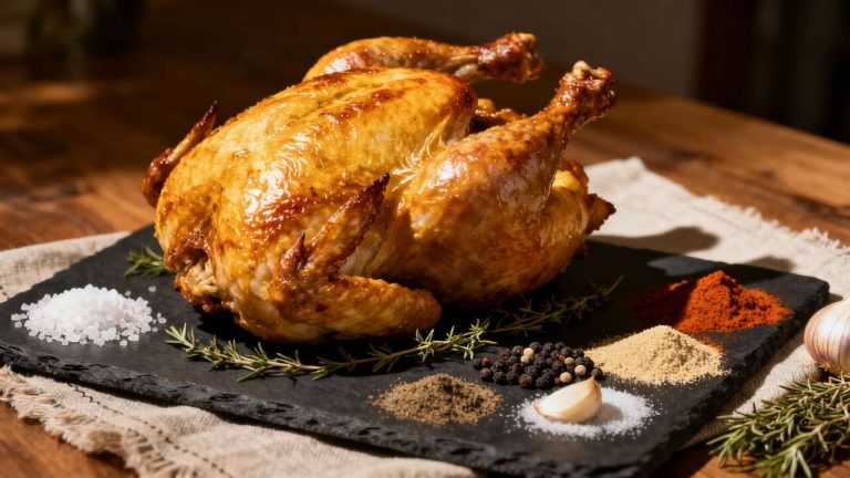 « Poulet rôti au Airfryer : comment obtenir une peau craquante sans ajout de gras »