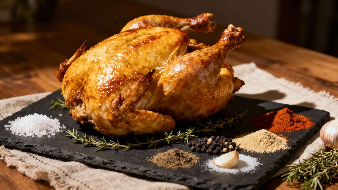 « Poulet rôti au Airfryer : comment obtenir une peau craquante sans ajout de gras »