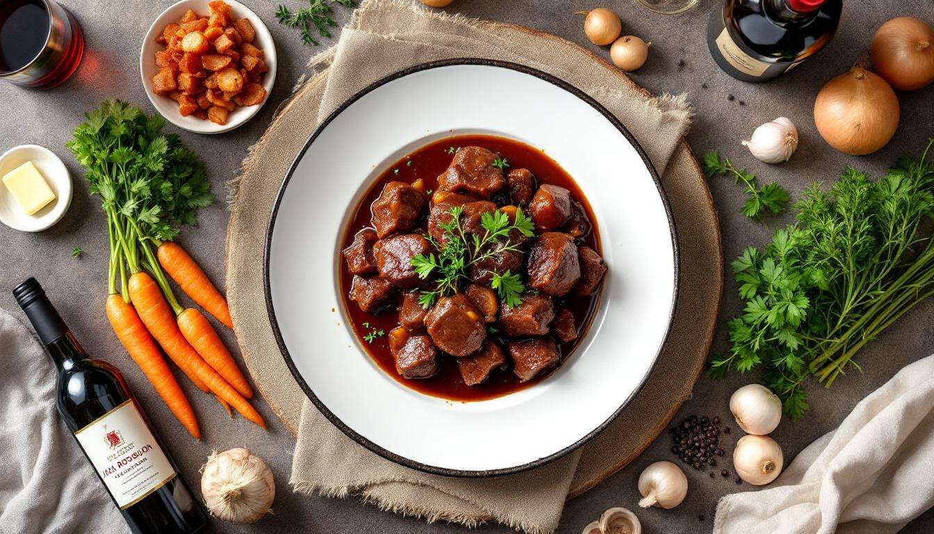 Le boeuf bourguignon de Joël Robuchon