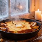 La recette ultra-réconfortante de pudding de brioche aux poires caramélisées