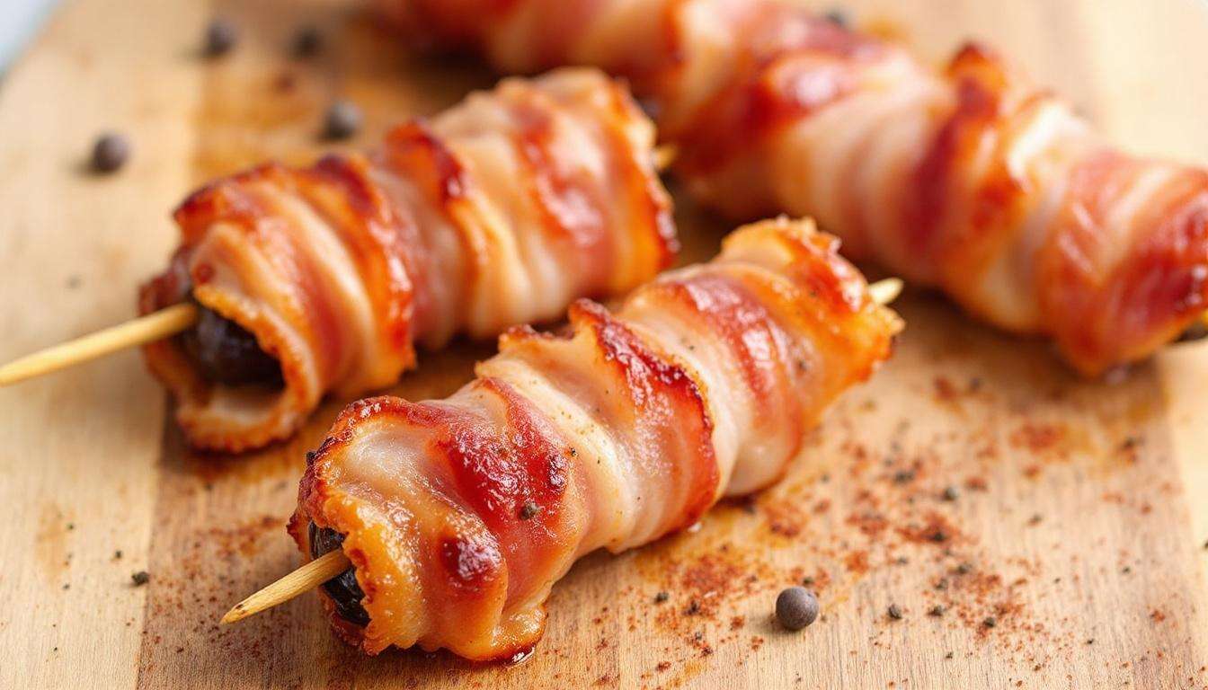 « On dirait ceux du traiteur » : mes pruneaux au lard croustillants cuits à l'Air Fryer