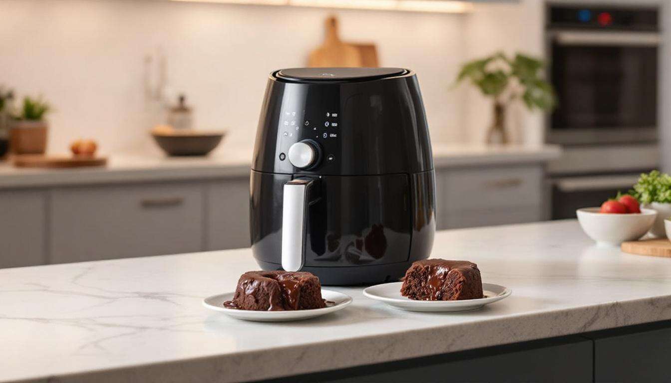 Air Fryer : peut-on vraiment y cuire un gâteau ? On a testé le moelleux au chocolat