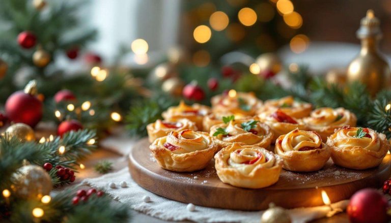 Petits feuilletés apéro de Noël : 10 recettes à faire avec un rouleau de pâte feuilletée