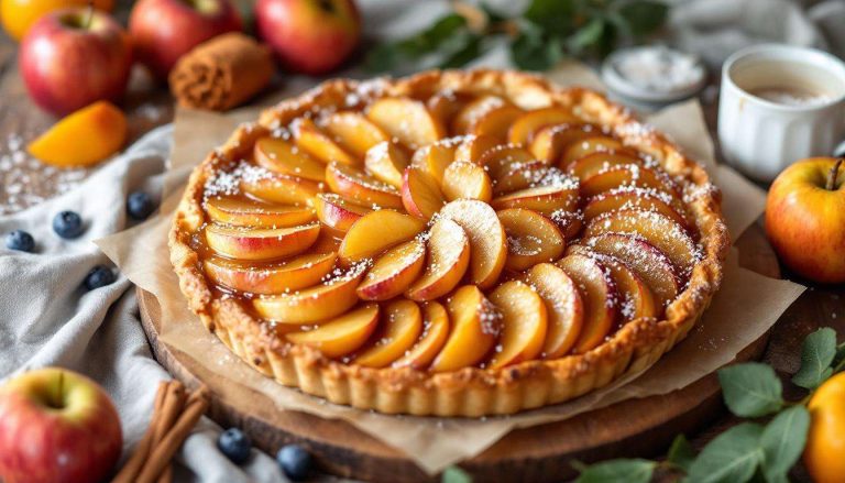 Quelques pommes, un pot de compote et une pâte : la tarte maison la plus facile et économique