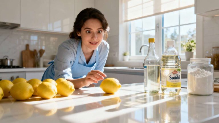 Cuisine sans odeur : astuces de chefs avec vinaigre, citron et bicarbonate pour un air frais immédiat